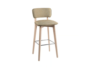 HELLEN SOFT SG07S - High beech stool with integrated cushion _ New Life